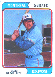 1974 Topps Baseball Cards      097      Bob Bailey